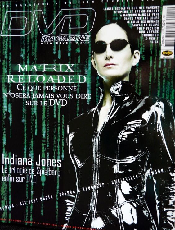 DVD MAGAZINE (Fr) magazine side cover Issue 14 Winter 2003
